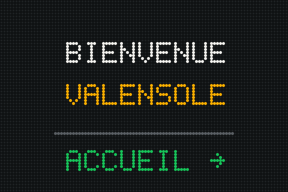Afficheur LED : message de bienvenue à Valensole